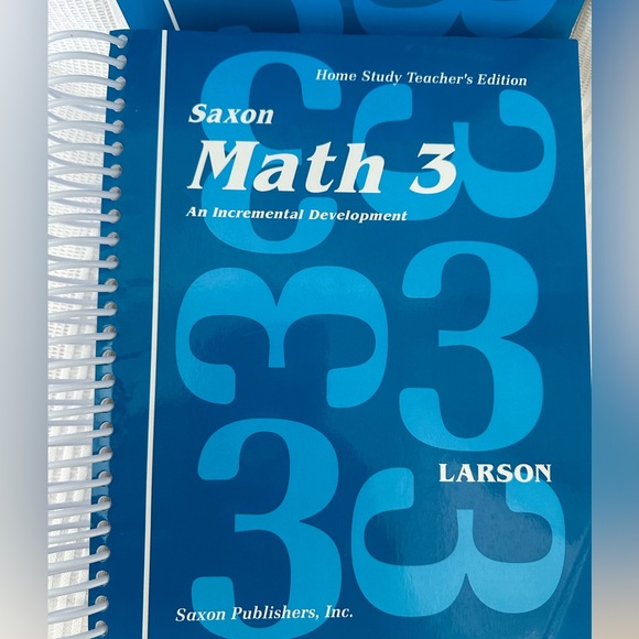 Saxon Math 3 Teachers Edition & Student Workbook Part 2 ( Like NEW Condition) - Picture 9 of 10